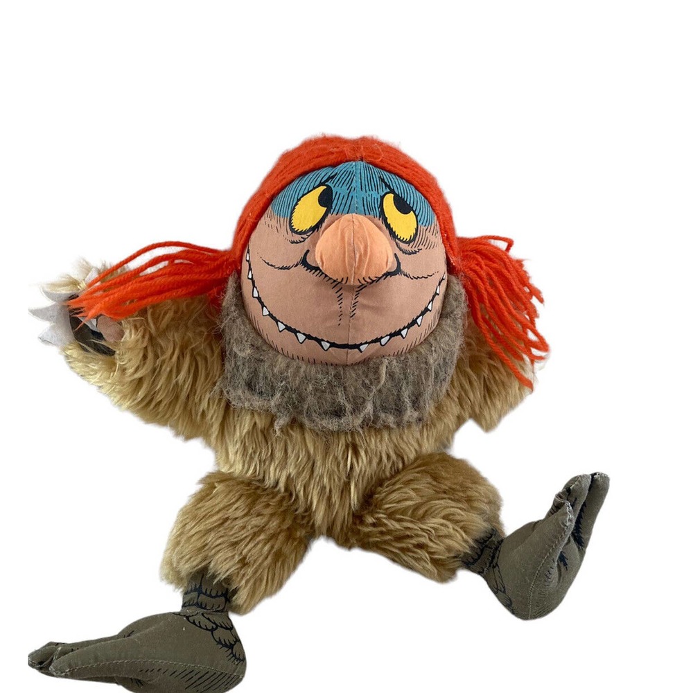 Vtg Where the Wild Things Are 13" Sipi Plush Stuffed Toy PUPPET Maurice Sendak
